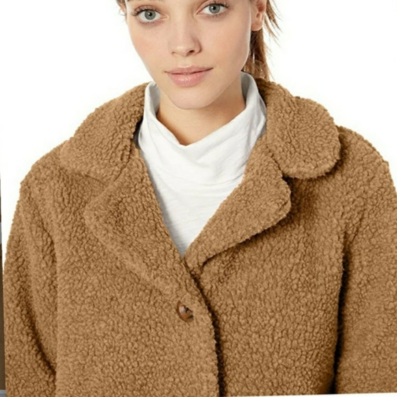 PINK PLATINUM Fuzzy Teddy Bear Coat - NWT - Picture 3 of 5